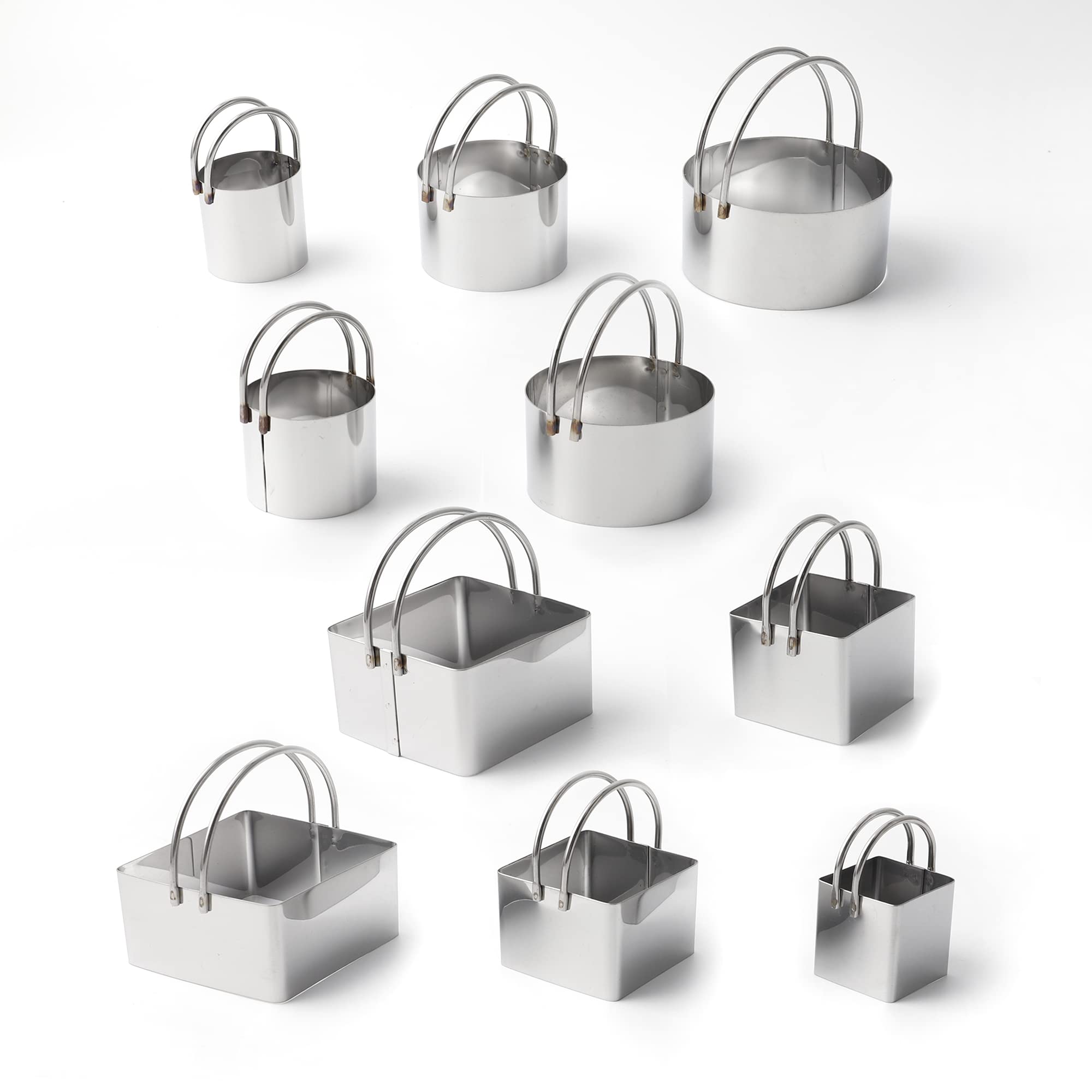 FREESHU cookie cutters with handles offer comfortable grip during cutting
