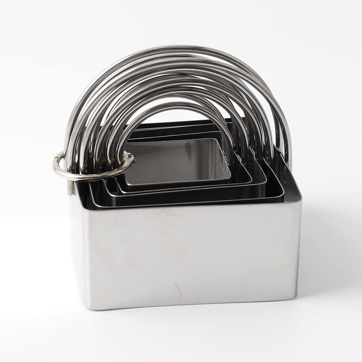FREESHU cookie cutters square sizes for neat sandwiches and biscuits