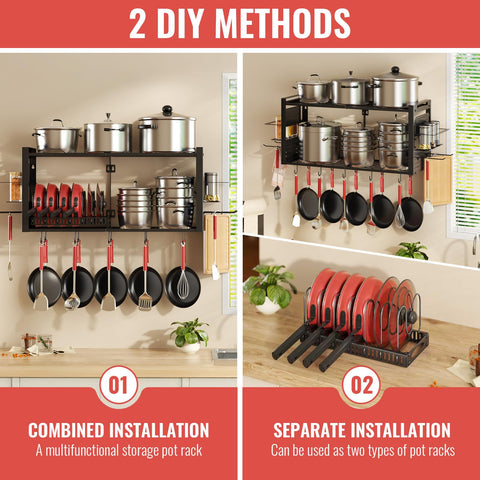 Freexployer 20 movable S-hooks for versatile pot and utensil hanging