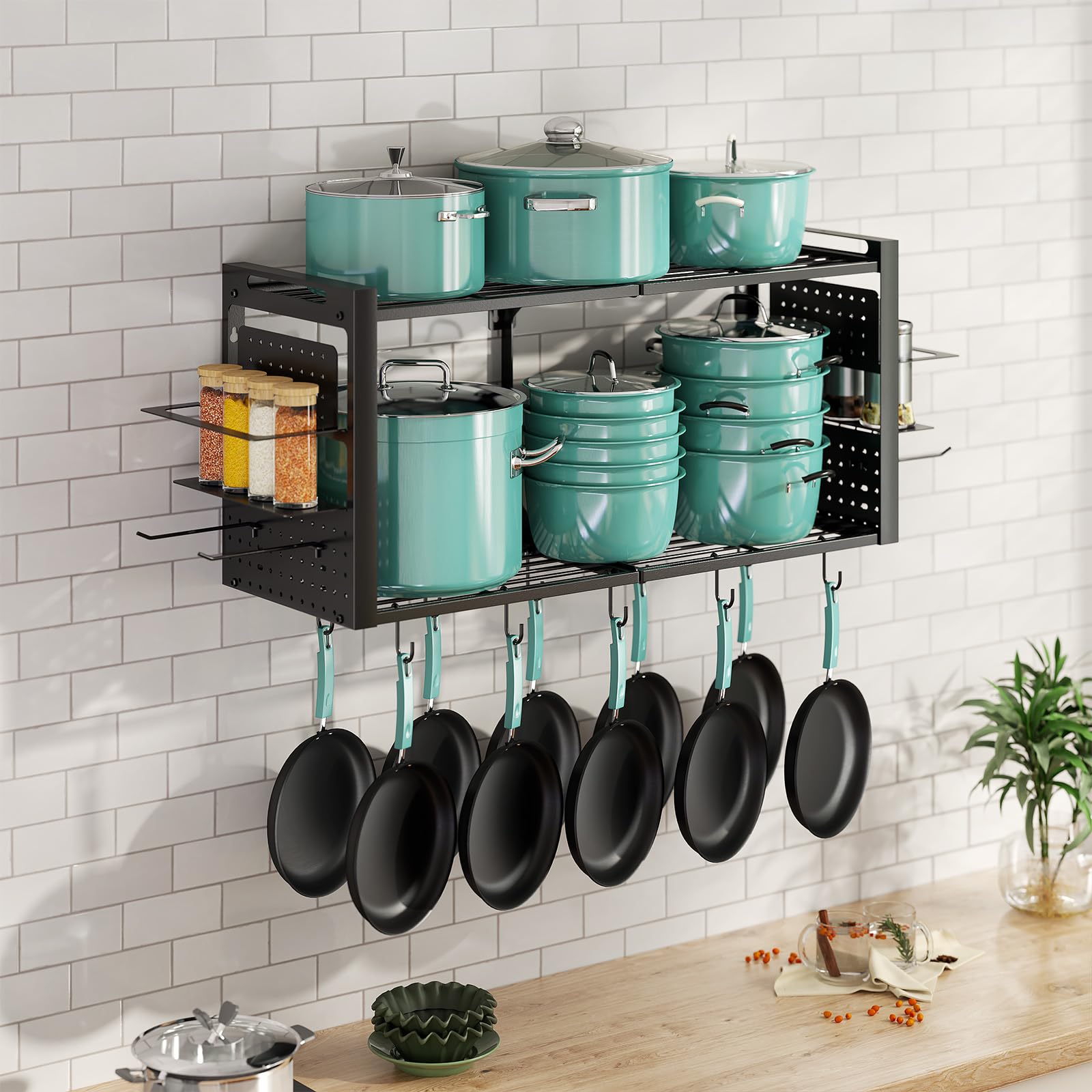 Freexployer heavy-duty kitchen organizer illustrating sturdy construction