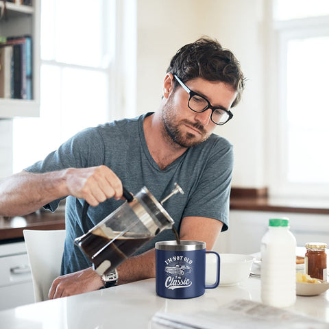 Frerdui birthday gift mug ideal for Dad Grandpa or milestones.