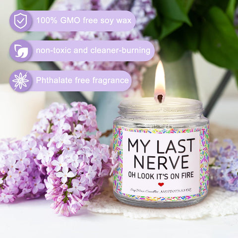 Frerdui scented candle creates a calming ambience anywhere