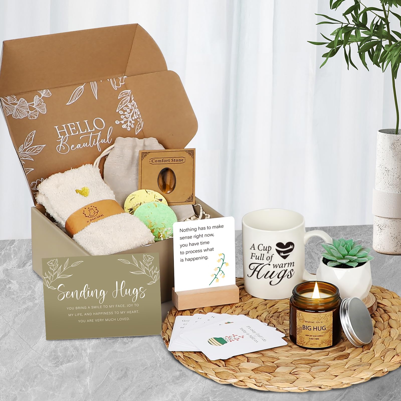 Frerdui encouragement cards feature eight designs with uplifting words