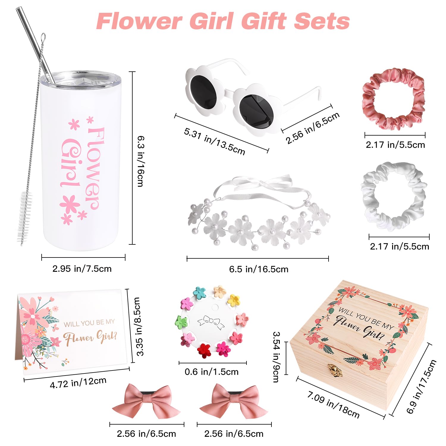 Frerdui Flower Girl headpiece adds a delicate, charming touch to bridal party looks