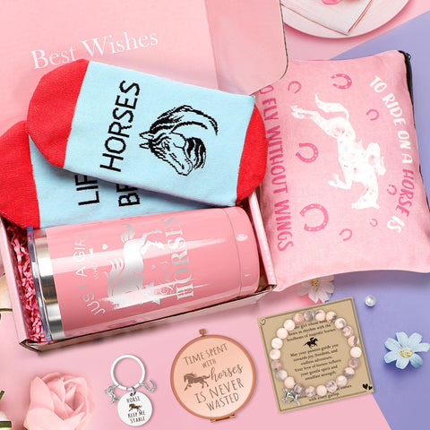 Frerdui elegant gift box packs all horse goodies.