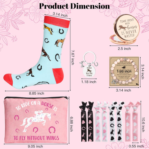 Frerdui horse themed keychain for everyday charm and reminder.