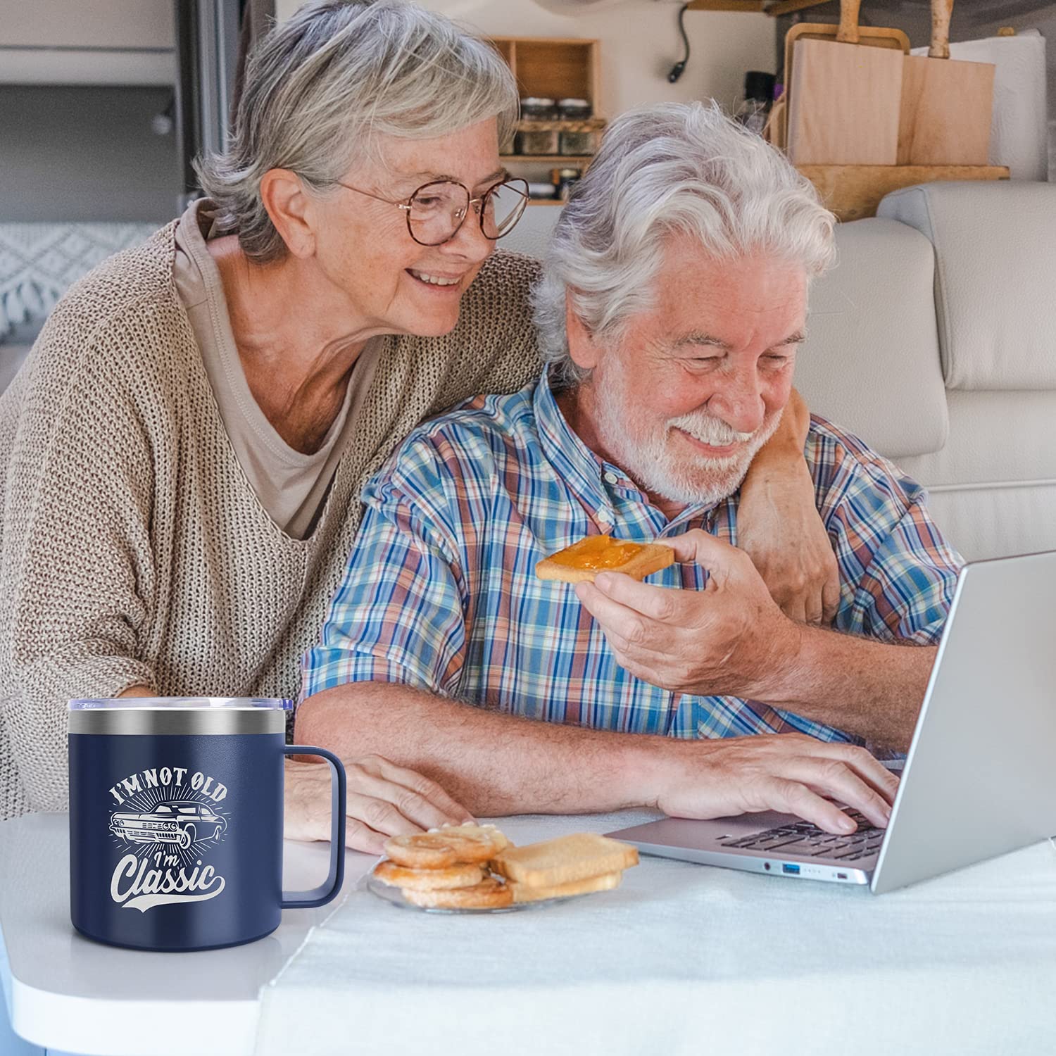 Frerdui outdoor-friendly mug for camping and tailgating.
