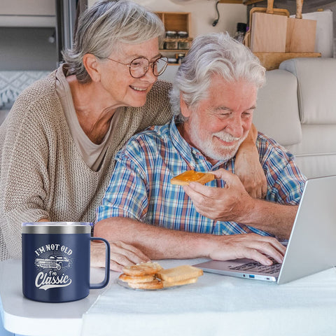 Frerdui outdoor-friendly mug for camping and tailgating.