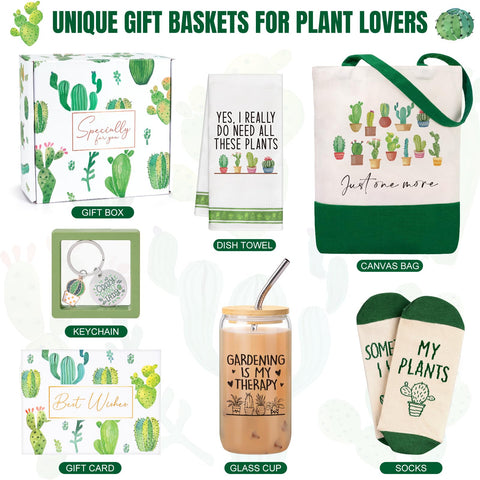 Frerdui Plant Lover Gift dish towel with plant motif, handy for kitchen tasks and decor