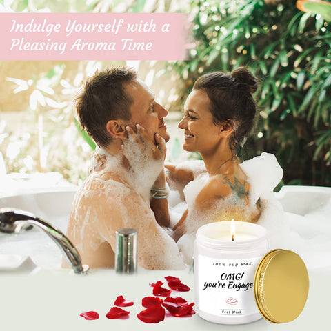 Frerdui soy wax candle adding a cozy aroma to celebrations