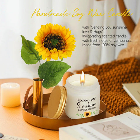 Frerdui sunflower keychain brightens daily accessories.
