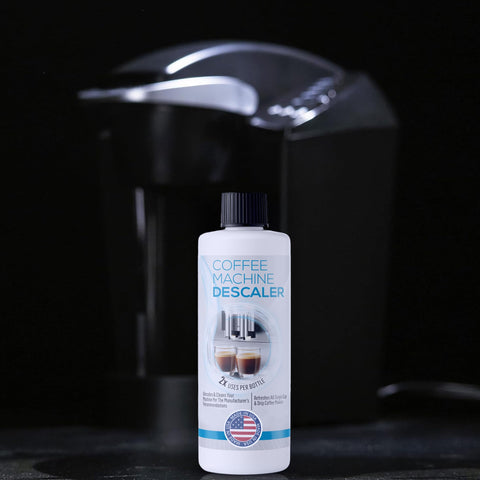 FreshFlow descaling pack side view panel illustrates 2-bottle bundle