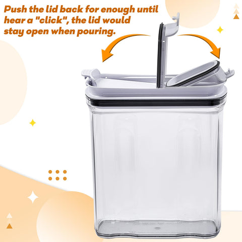 FreshKeeper ergonomic grips provide comfortable handling and secure pouring.