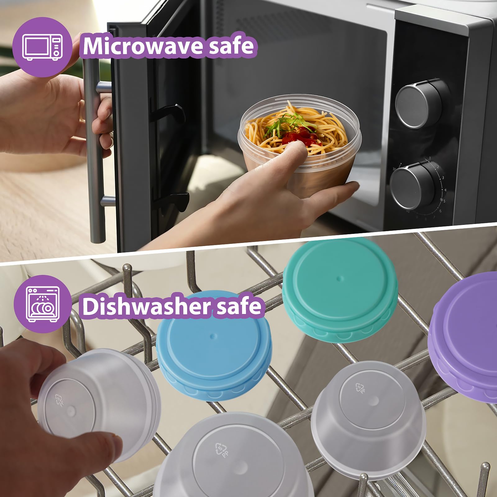 Freshmage 2.7oz dip cups for portable condiments