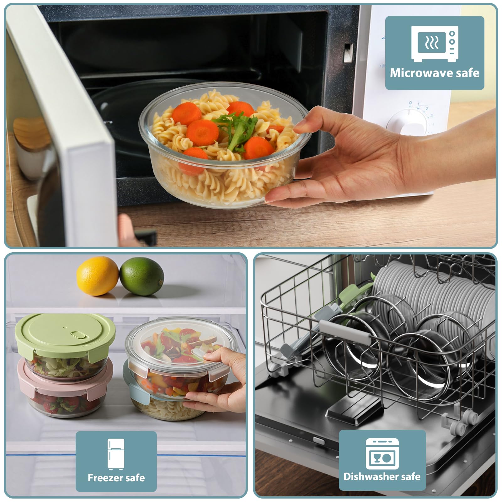 Freshmage BPA-free high boron glass for durable, safe food storage.