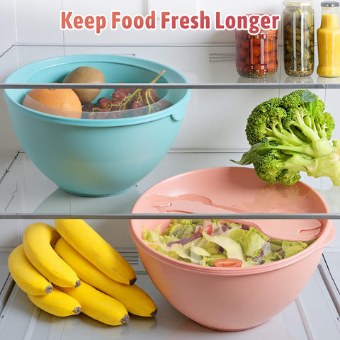 Freshmage BPA-free microwave-safe bowls for reheating meals quickly.