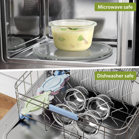 Freshmage dishwasher-safe glass container cleans quickly after busy days