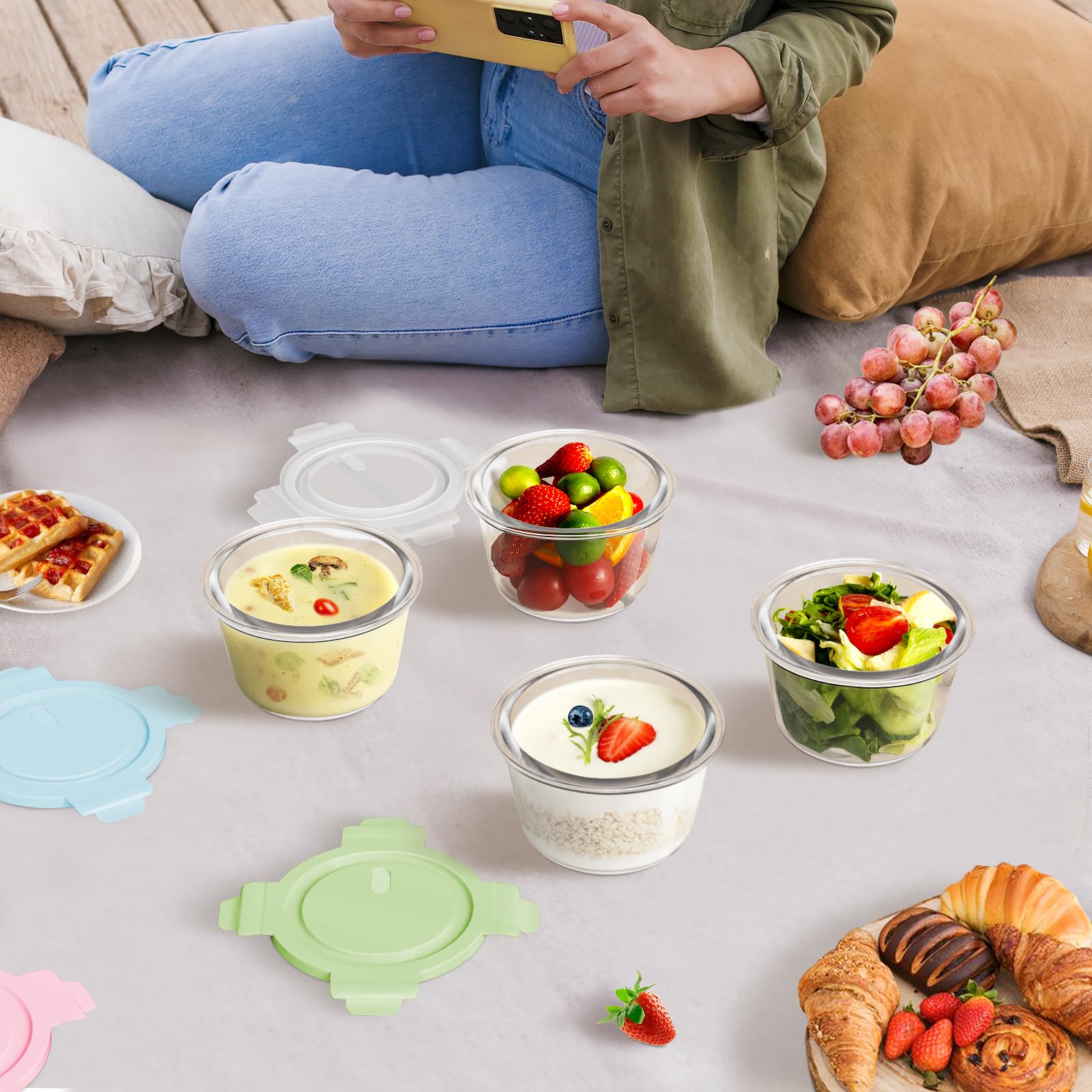 Freshmage four-pack meal prep set offers organization and convenience