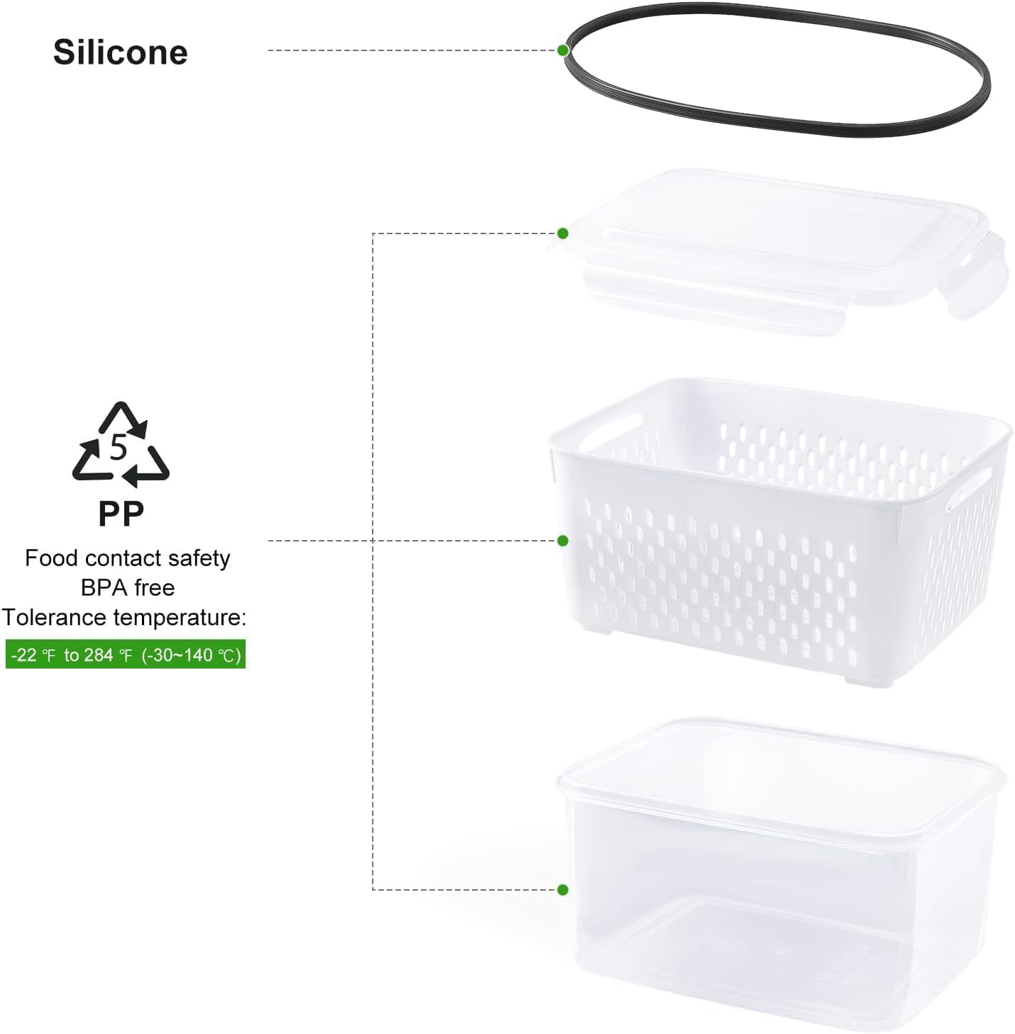 Freshmage lettuce-keeper helps greens stay crisp in your fridge