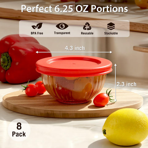 Freshmage microwave-safe and dishwasher-safe bowls for easy reheating and cleaning.