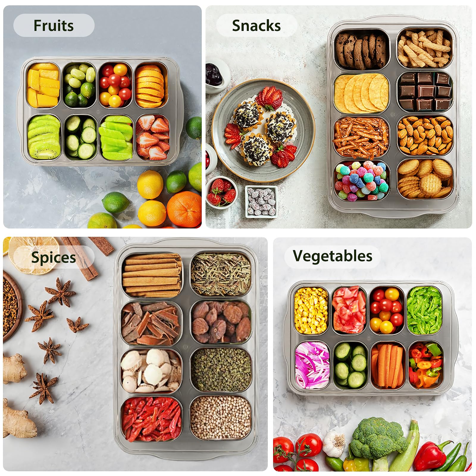 Freshmage Snackle Box ideal for picnics and office lunches.