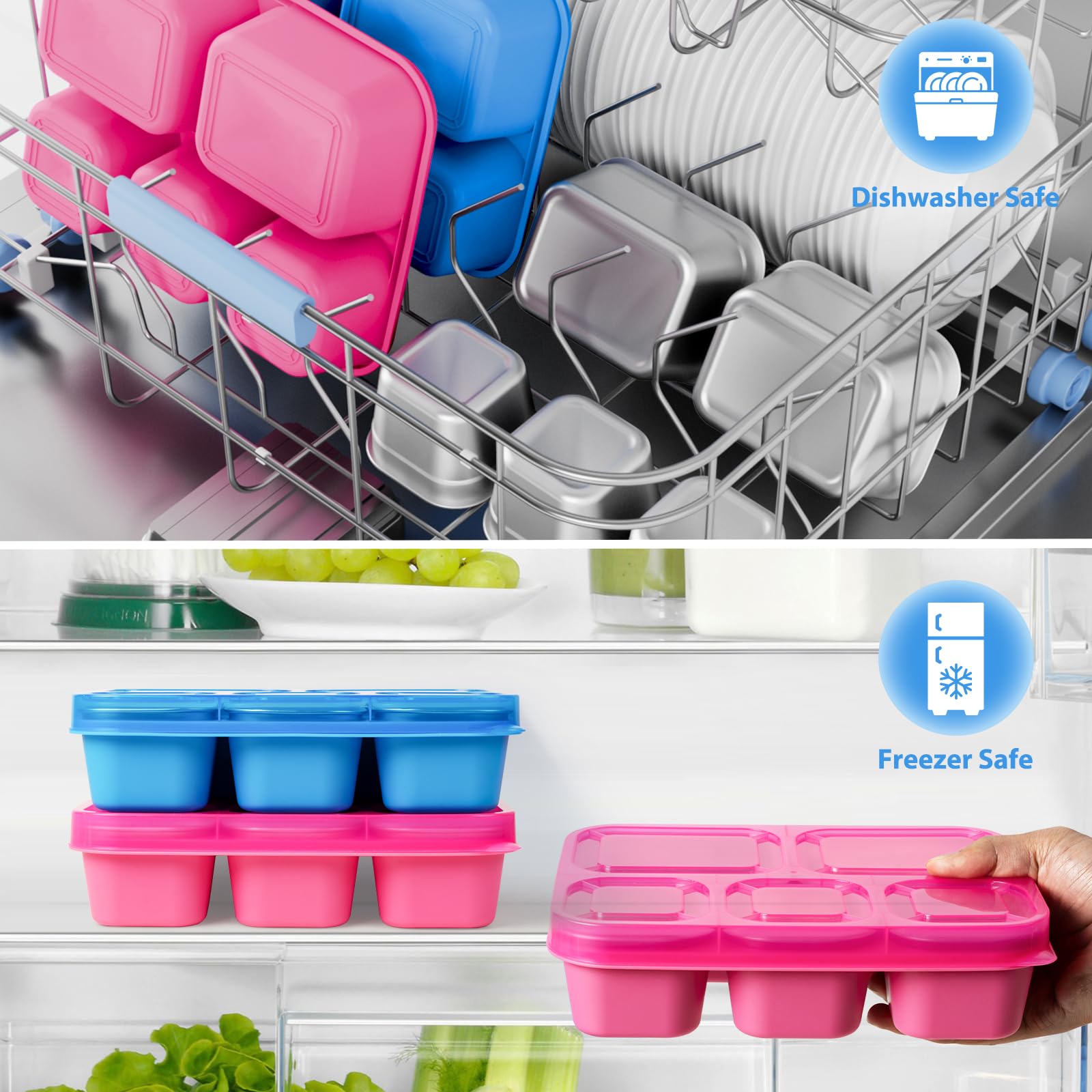 Freshmage Snackle Box ideal for school lunches, picnics, or quick meals on the go.