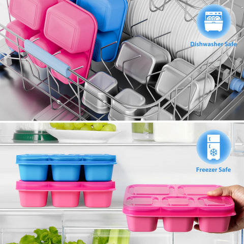 Freshmage Snackle Box crafted from durable stainless steel for everyday use.