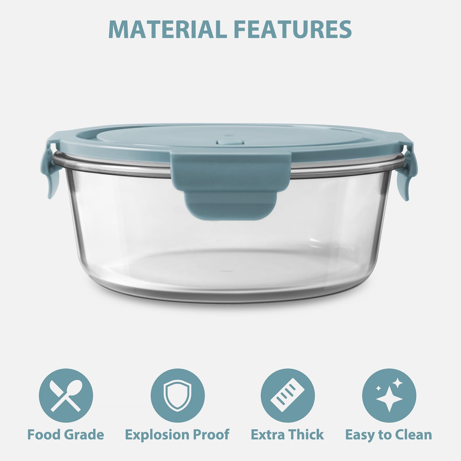 Freshmage stackable design saves pantry space and keeps foods organized.