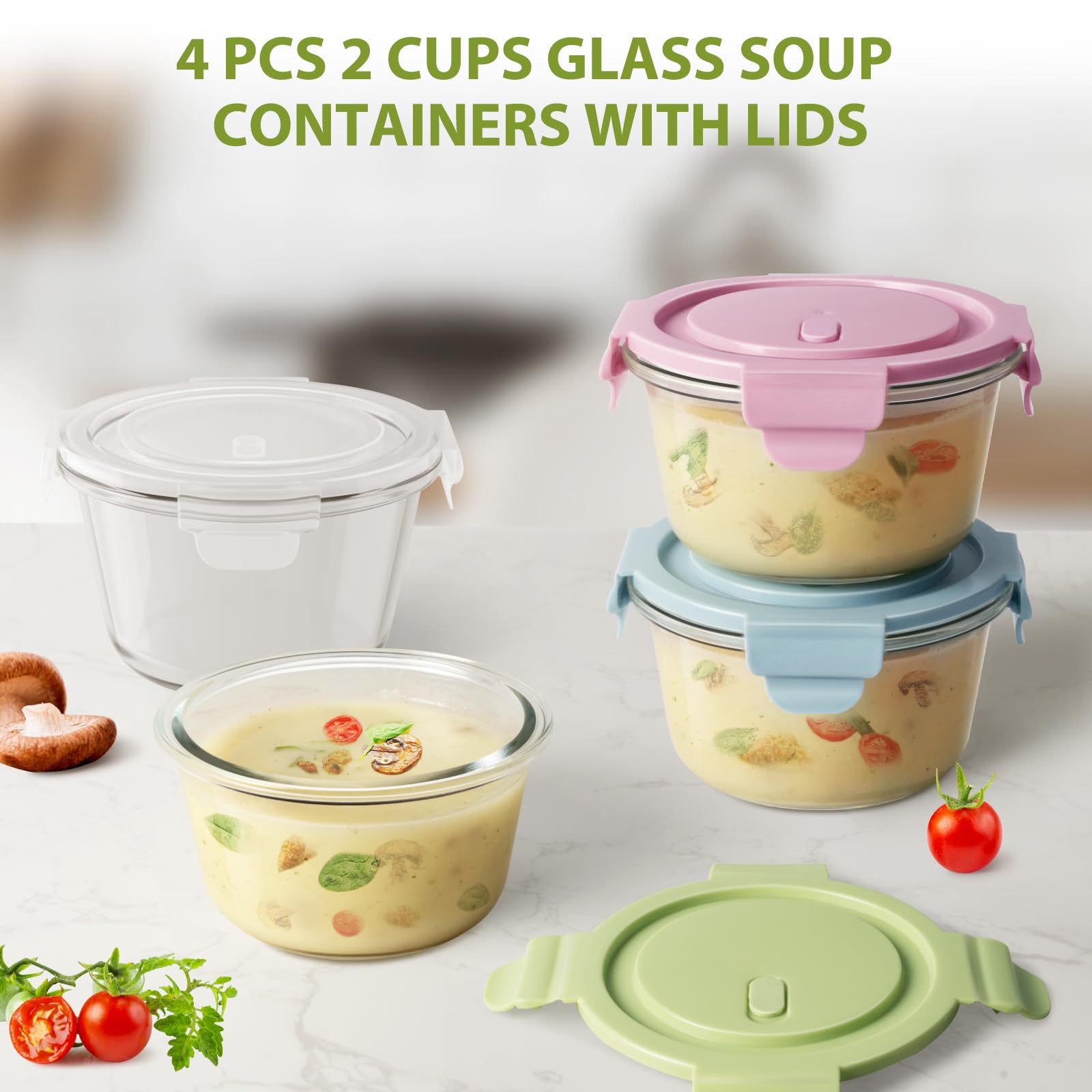 Freshmage stackable design saves pantry space for meal prep