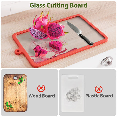 Freshmage tempered glass board serves as a durable hot-pot trivet