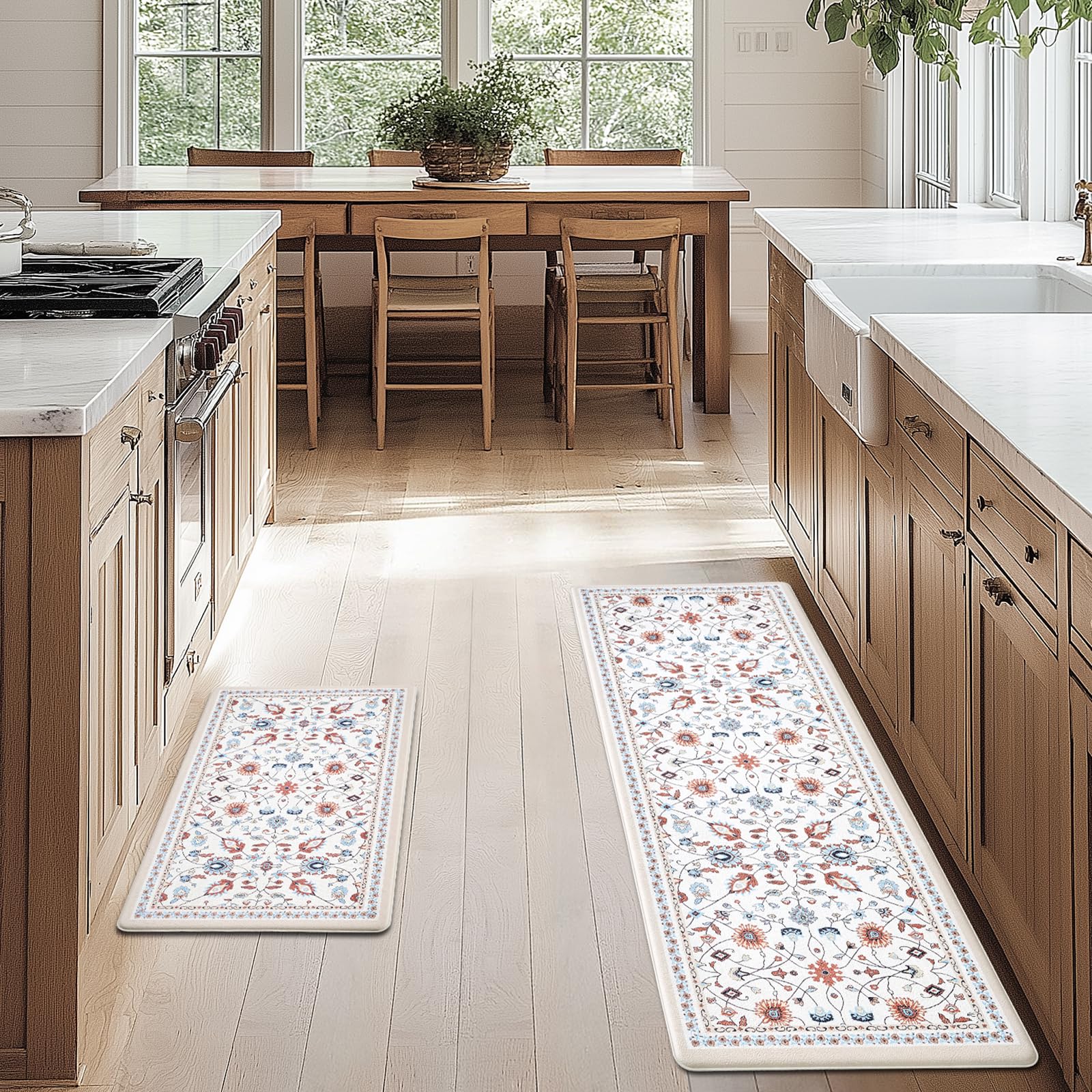 FreshMint anti-slip back keeps the mat in place on all floor surfaces.