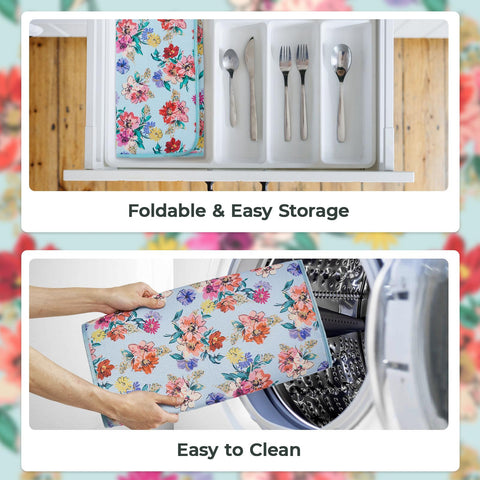 Freshmint dish mat multiuse pad doubles as pet mat and more.