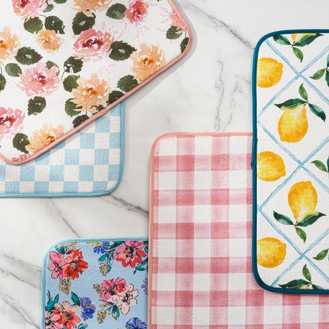 Freshmint dish mat pack of 2 provides value and consistency.