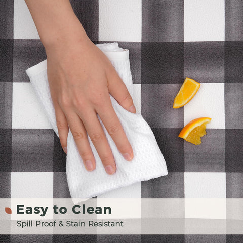 FreshMINT non-slip backing keeps the mats in place on various floors