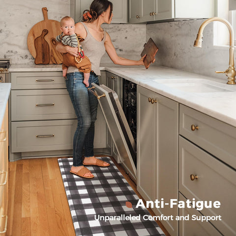 FreshMINT waterproof mat with easy-clean surface resists spills and stains