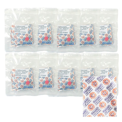 FreshUS 300cc oxygen absorber in individual packets preserves pantry freshness for extended storage.