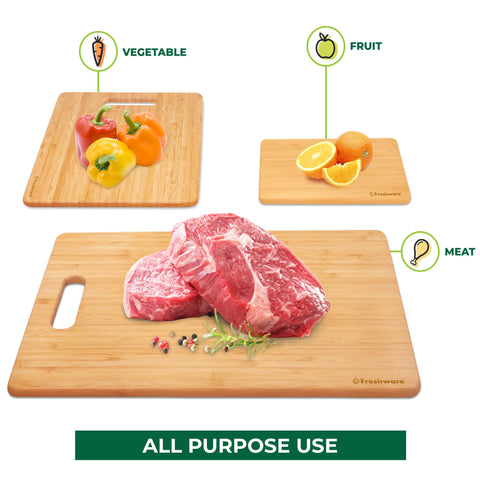 Freshware durable yet lightweight design travels well for meals.