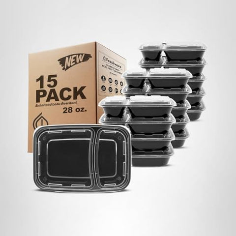 Freshware durable plastic lunch containers built for daily use