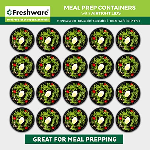 Freshware 32-ounce total capacity supports portion control throughout the day.