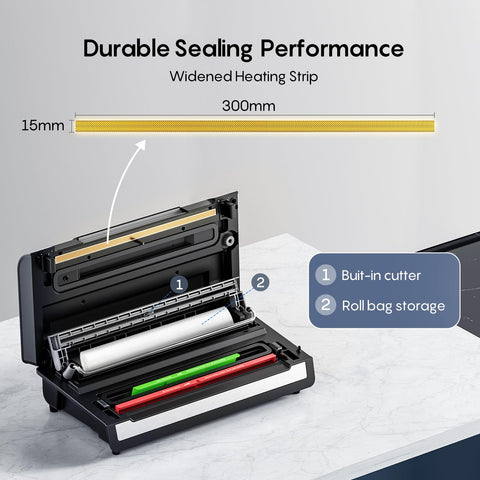 FRESKO vacuum sealer starter kit includes essentials to start sealing immediately.