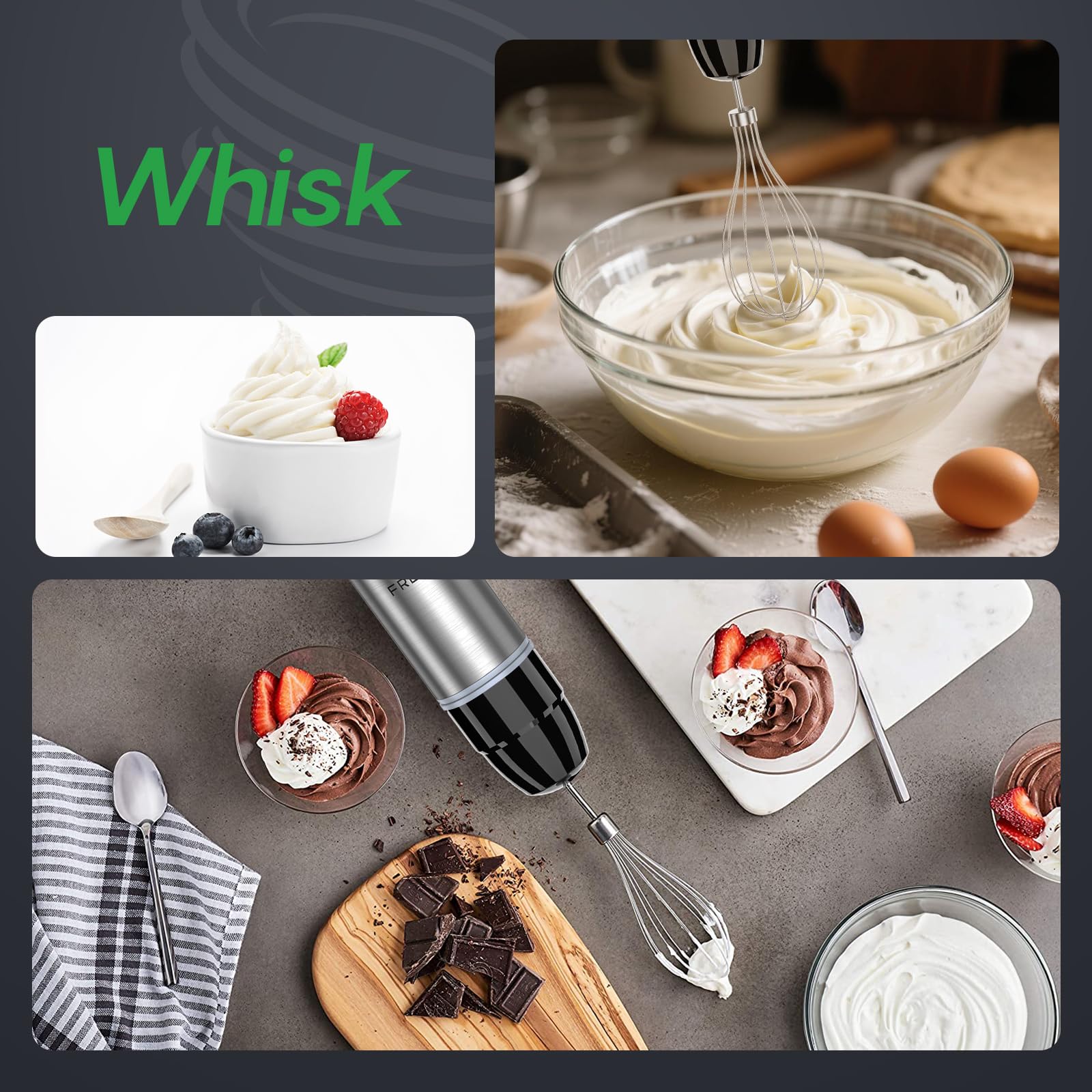 FRESKO chopper attachment perfect for nuts and vegetables