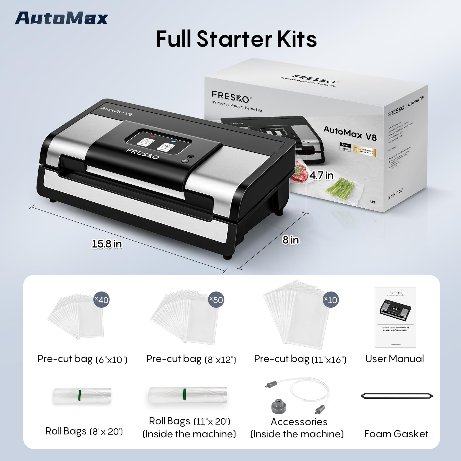 FRESKO enables up to 50 continuous sealings in 20 minutes