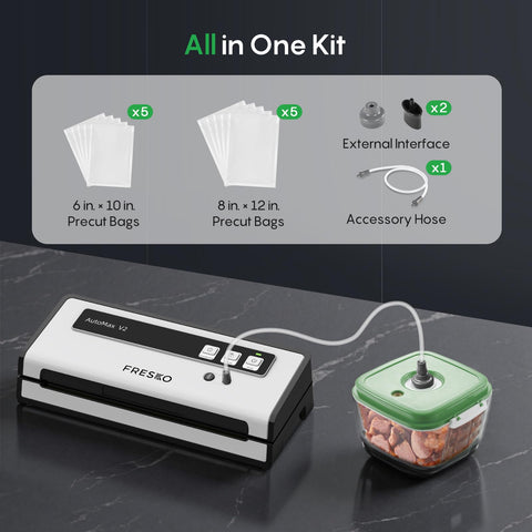 FRESKO sealer offers dry and moist modes for versatile sealing.