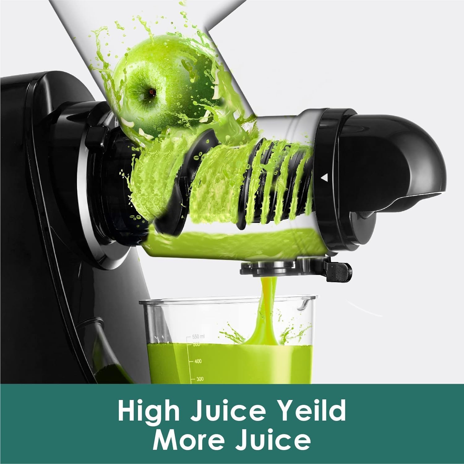 Fretta juicer quiet DC motor enables peaceful morning juicing