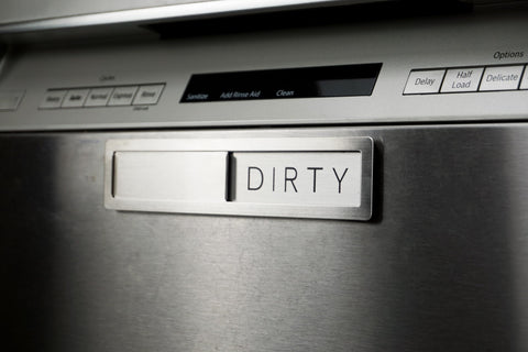 FridayVibez dishwasher magnet raised-handle sliding action in use.