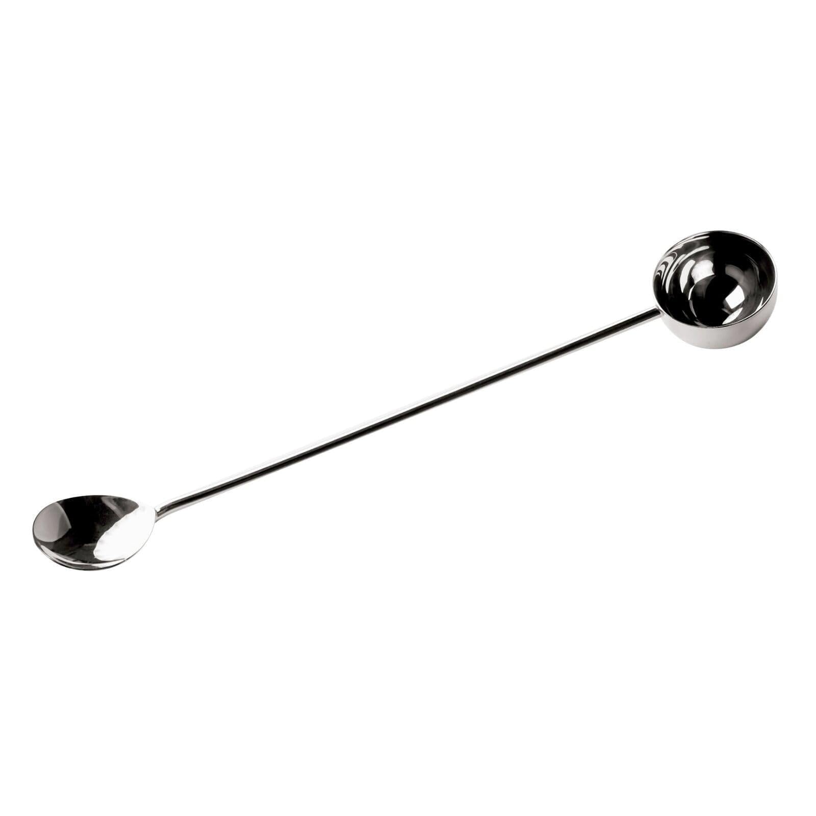 Frieling coffee spoon-stirrer with an 11-inch handle for deep containers.