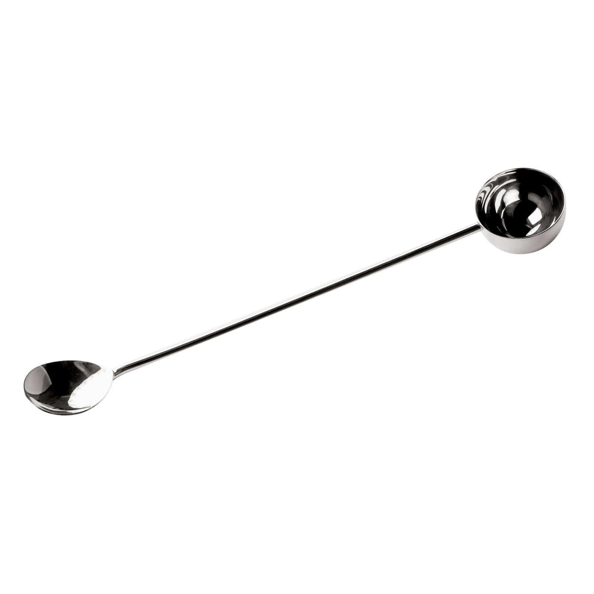 Frieling coffee spoon-stirrer with an 11-inch handle for deep containers.