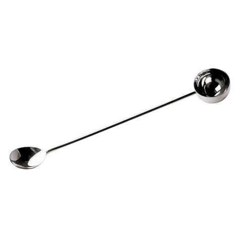 Frieling coffee spoon-stirrer with an 11-inch handle for deep containers.
