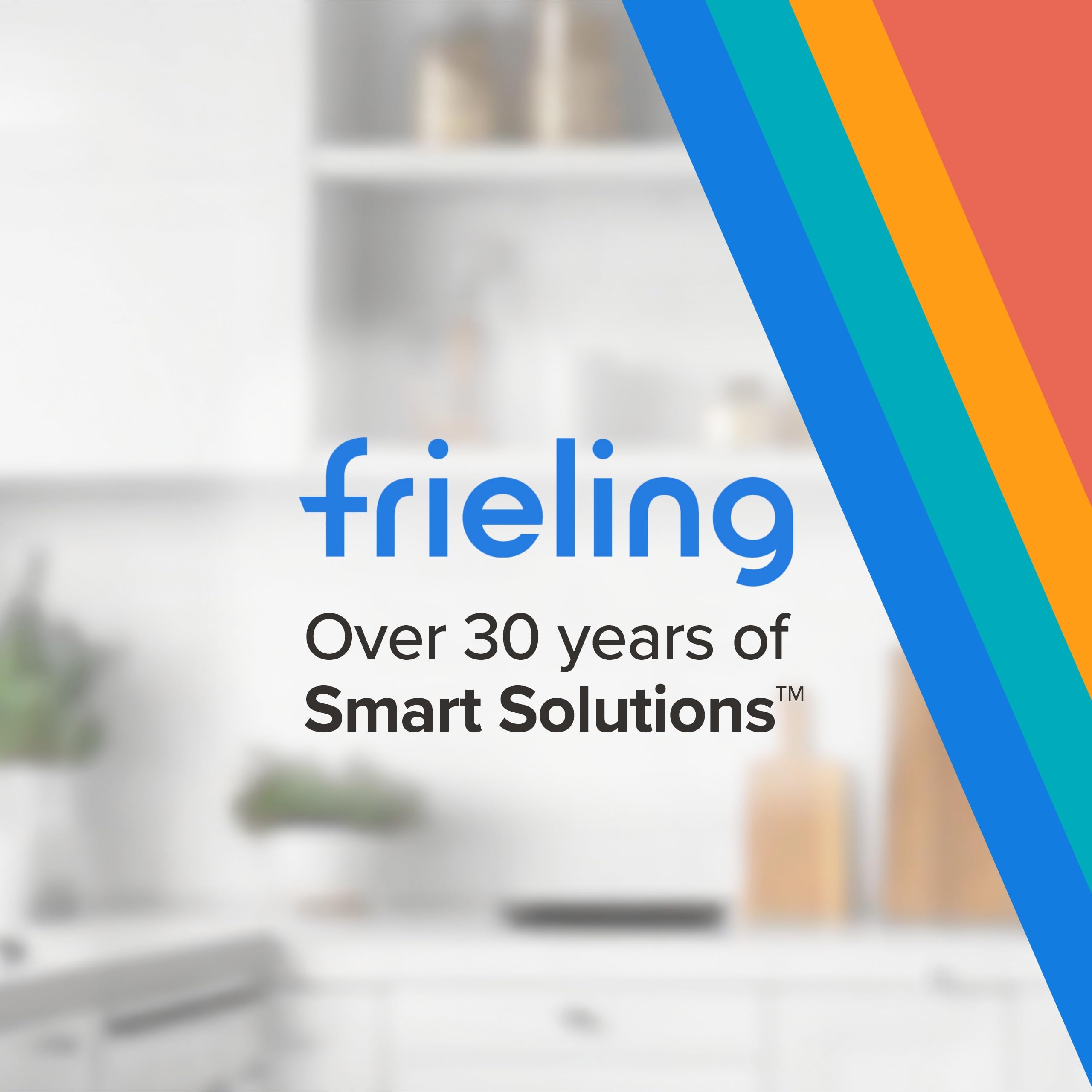 Dishwasher-safe Frieling construction symbol signifies easy cleaning.