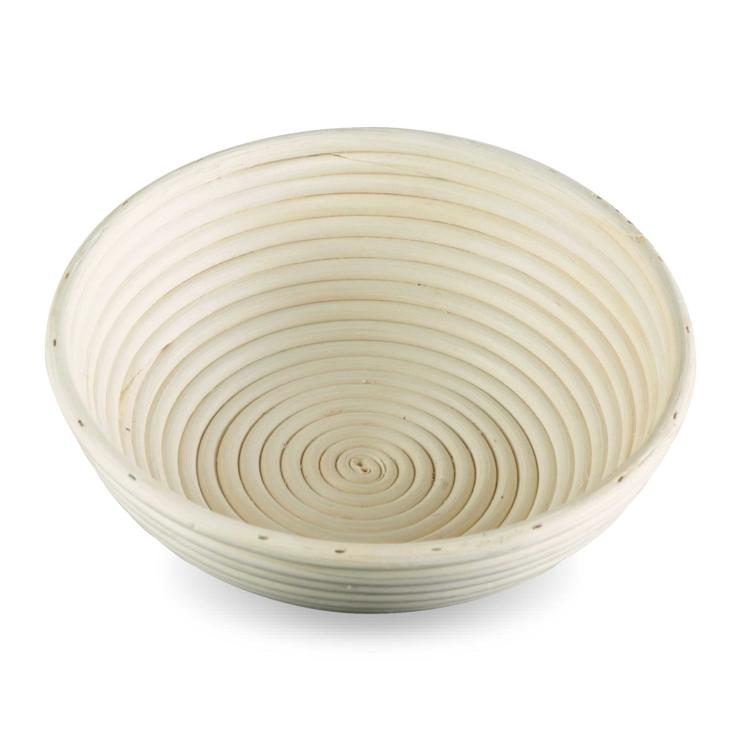 Frieling round proofing basket 10-inch shown for artisan bread rising and shaping.